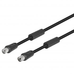 Conexión antena negro ferrita 9.5mm/1.5M